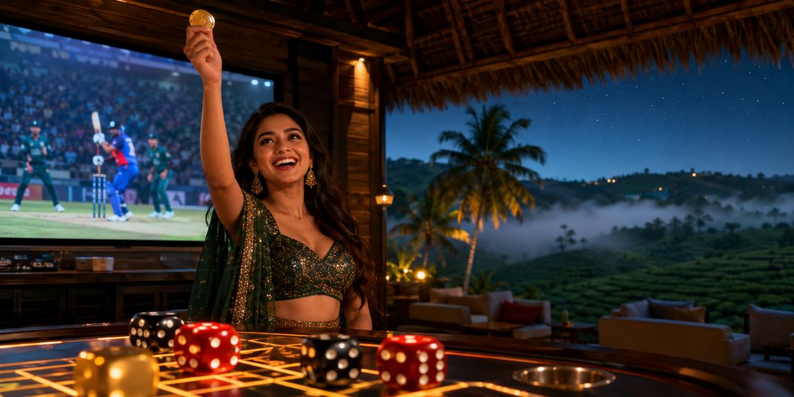 সেন্ট মার্টিনের চায়ের বাগানে ক্রিকেট খেলার দৃশ্য